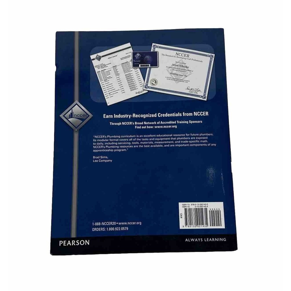 Plumbing Level 1 Trainee Guide 4th Edition‎ Paperback - Picture 2 of 6